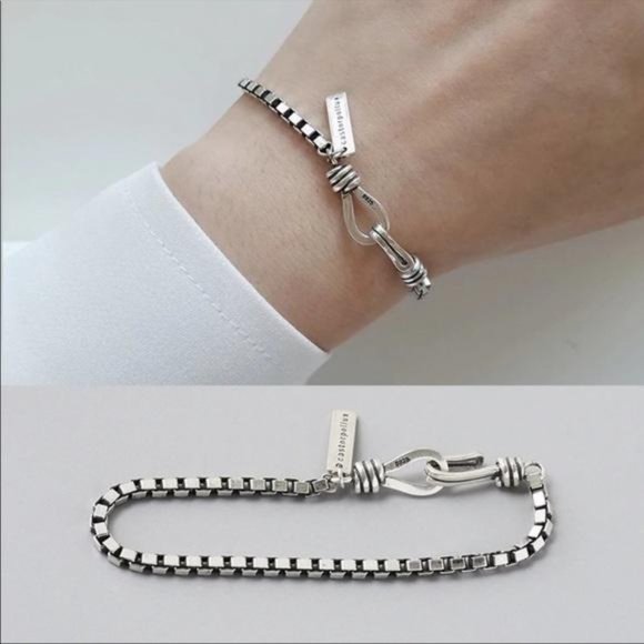 NEW 925 STERLING SILVER CHAIN BRACELET - Picture 2 of 9